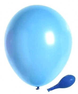 Sachet 25 ballons Opaques 25cm, Ciel 25cm