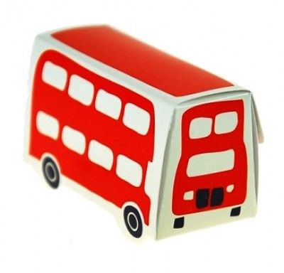 Ballotin carton Bus anglais