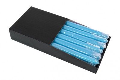 Bougie Flambeau 24,5cm, Turquoise (x1)