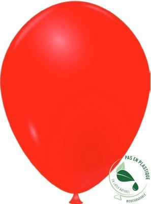 Lot 100 MINI ballons 15 cm opaques Rouge
