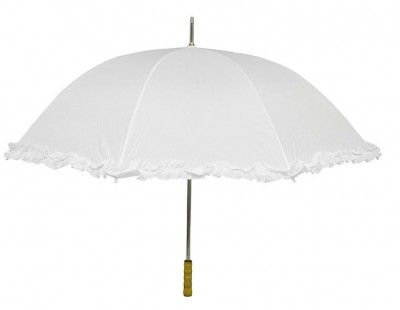 Parapluie du bonheur 1m blanc - Diam 130cm