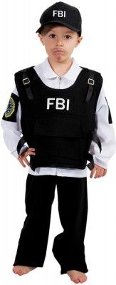 Chaks C4084116, Déguisement Agent FBI 4-6 ans