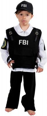 Chaks C4084128, Déguisement Agent FBI 7-9 ans