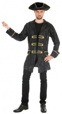 Chaks C4268L, Veste Pirate longue luxe adulte, Homme taille L