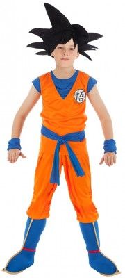 Chaks C4369116, Déguisement Goku orange 116cm, 4-6 ans