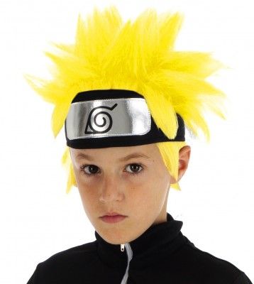 Chaks C4593, Perruque Naruto ®, Jaune enfant