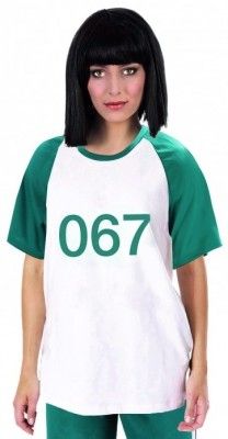 T-shirt numéroté 067 Squad killer, femme taille S