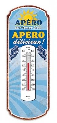 Thermomètre Apéro (24,5cm)