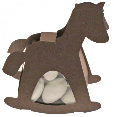 Ballotin CHEVAL avec plexi, Chocolat