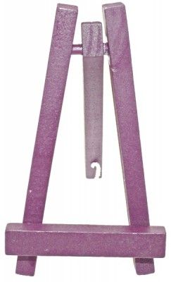 Petit chevalet bois 10CM luxe avec ficelle, Lilas