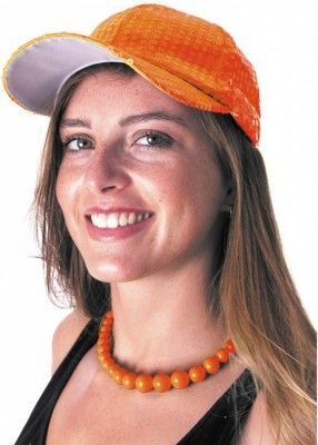 Party Pro 333150, Collier de perles néon orange