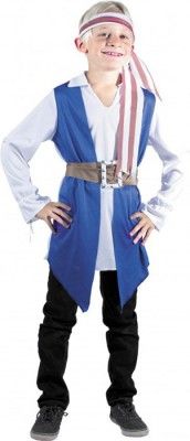 Party Pro 86513679, Costume Pirate enfant 7-9 ans