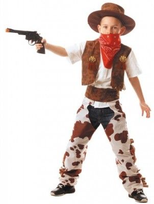 Party Pro 8728875246, Costume cowboy, 4-6 ans