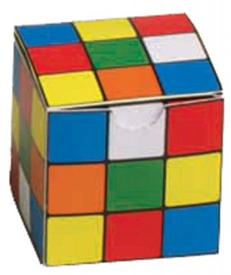 Ballotin carton jeu Cube Couleurs