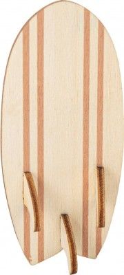 Set de 8 marque places Surf en bois 9 cm