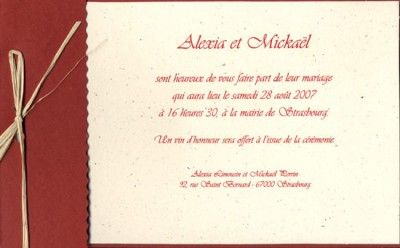 Faire Part Mariage Modele D44265 Articles De Fete