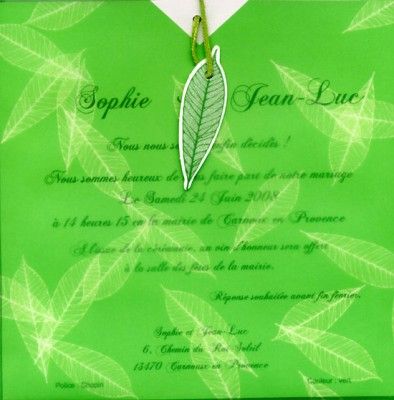 DESTOCKAGE, Faire-part Mariage avec impression modèle D48605