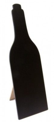 Bouteille de Vin ardoise marque-table 25cm