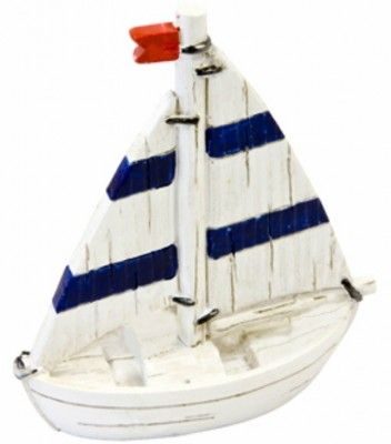 VOILIER résine déco 11cm