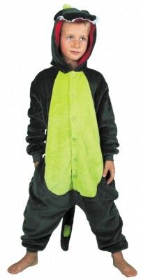 Party Pro 862303XS, Déguisement Kigurumi Dino enfant 4/6ans