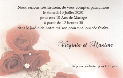 DESTOCKAGE, Carton d'invitation ou de remerciement avec impression modèle DK21392