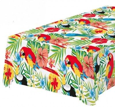 Nappe plastique 137 x 274 cm, Tropical