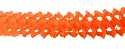 Guirlande Zinnia 4m - Orange