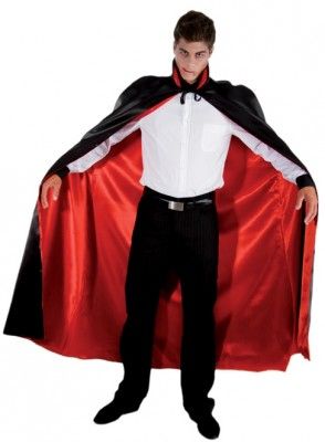 Chaks H4014, Cape Dracula satin luxe, Rouge et Noir