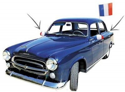 Party Pro 333113, Lot de 2 Housses pour rétroviseur, France