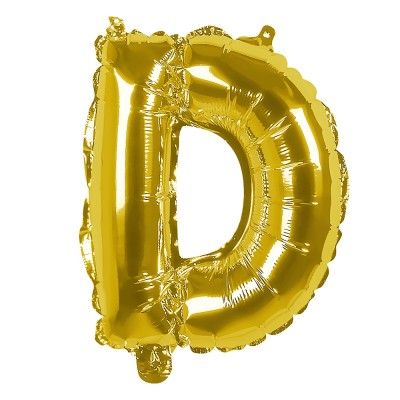 Ballon aluminium mylar lettre D