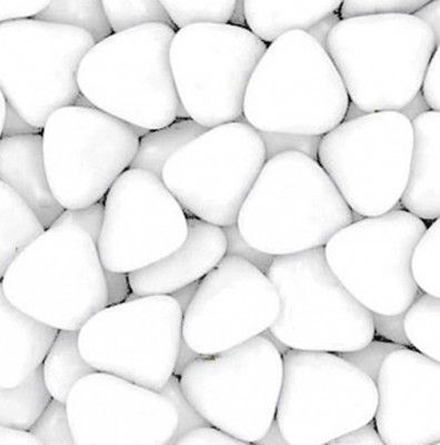 Sachet de 500g de mini-coeur au chocolat - 500g BLANC brillant