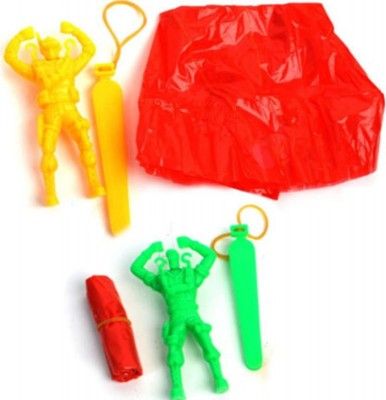 Party Pro 12012512, Mini-jouet Figurine parachutiste 9 cm