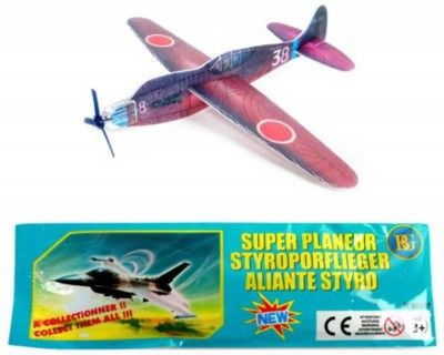 Party Pro 12045237, Mini-jouet avion planeur styro