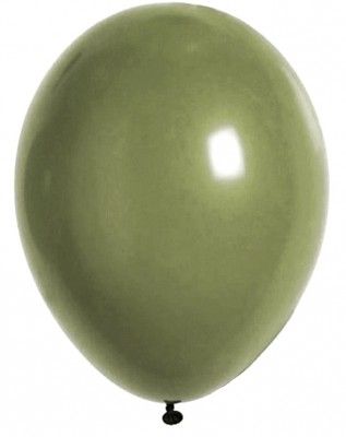 Sachet de 25 BALLONS Opaques 25cm, vert Olive Sauge 25cm
