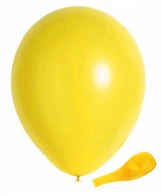 Sachet 25 ballons Opaques 25cm, Jaune 25cm