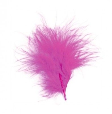 Sachet de 20 plumes fuchsia