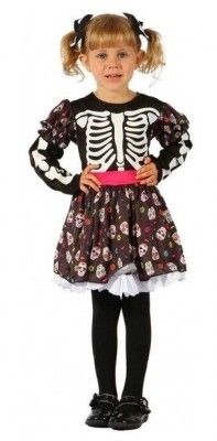 DESTOCKAGE, Costume baby luxe Robe Day of the Dead, 92 cm 1/2 ans