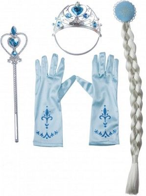 Party Pro 862101, Set premium princesse des glaces 4 pièces