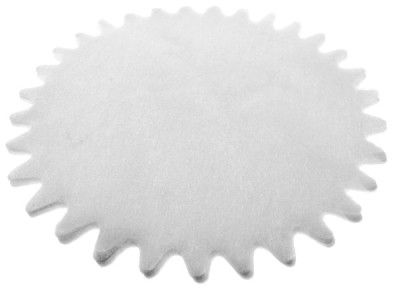 Sachet de 50 tulles cristal, Blanc