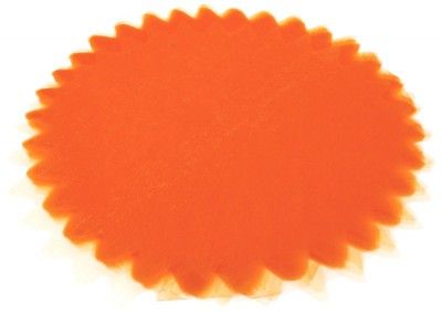 Sachet de 50 tulles cristal orange