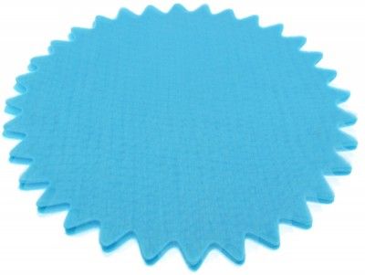 Sachet de 50 tulles cristal bleu Turquoise