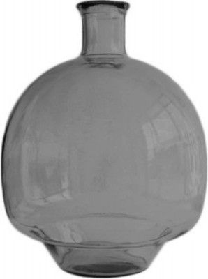 Chaks 11970-21 Grand vase en verre Léa 43cm gris quartz