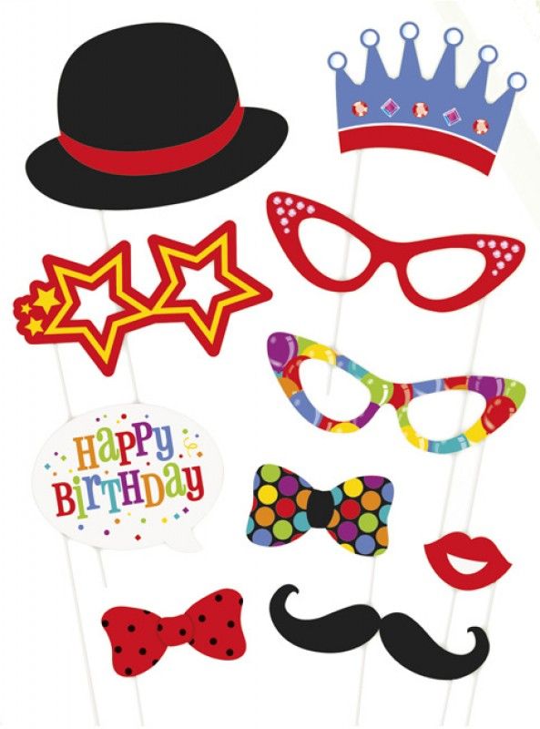 Set Photobooth Anniversaire Articles De Fete