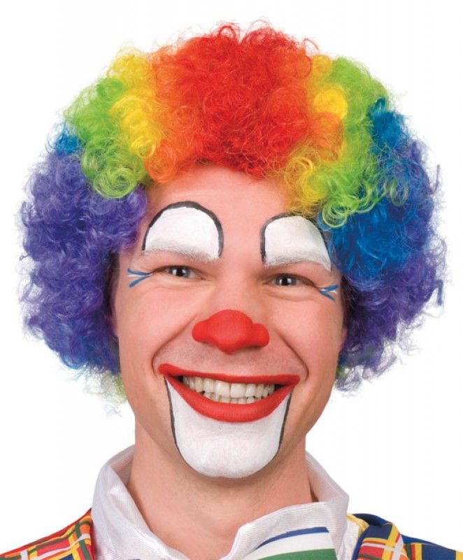 Perruque Enfant Pop Clown Multicolore