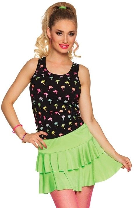 Jupe courte verte on sale