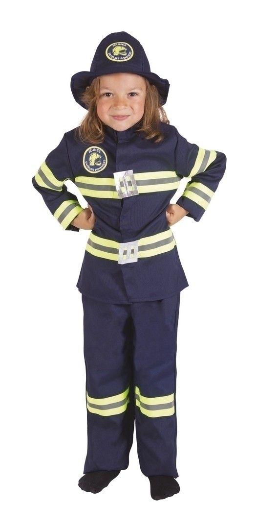 Pompier Deguisement Enfant Pompier Costume avec Pompier Jouet
