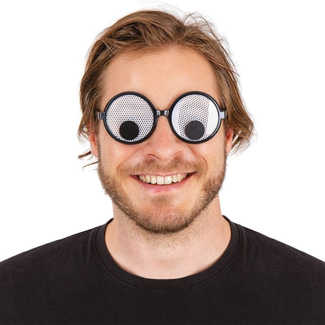 P TIT Clown re21183 Lunettes gros yeux mobiles