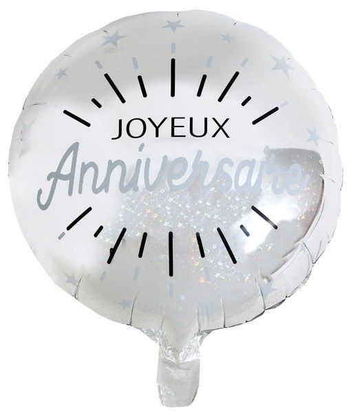 Santex 6650 4 Sachet De 1 Ballon Alu Joyeux Anniversaire Etincelant Argent Articles De Fete Decoration Mariage Deco De Table Anniversaire Santex 6650 4 Sachet De 1 Ballon Alu Joyeux Anniversaire Etincelant Argent Articles De Fete Decoration Mariage Deco De Table Anniversaire