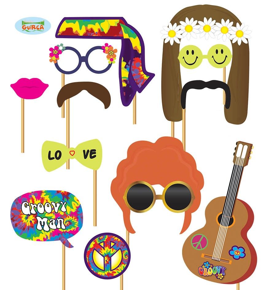 Set Photobooth Hippie Articles De Fete Decoration Mariage Deco De Table Anniversaire