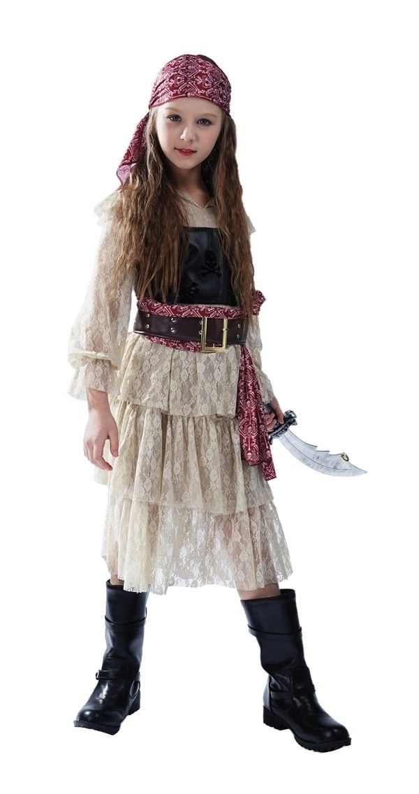 P TIT Clown re88467 D guisement de corsaire fille 10 12 ans
